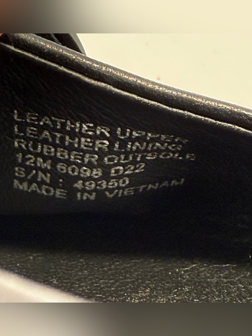 Tory Burch Black Leather Logo Ballet Flats Women’s Size 12M - Picture 5 of 6